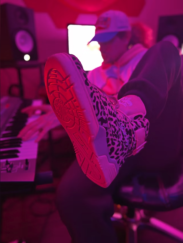 Keefler in the studio